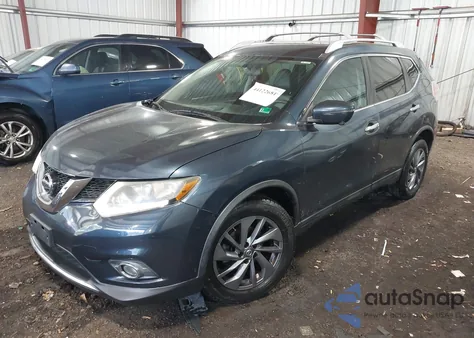 2016 Nissan Rogue Sl из США, поврежденный, VIN 5N1AT2MT5GC769402